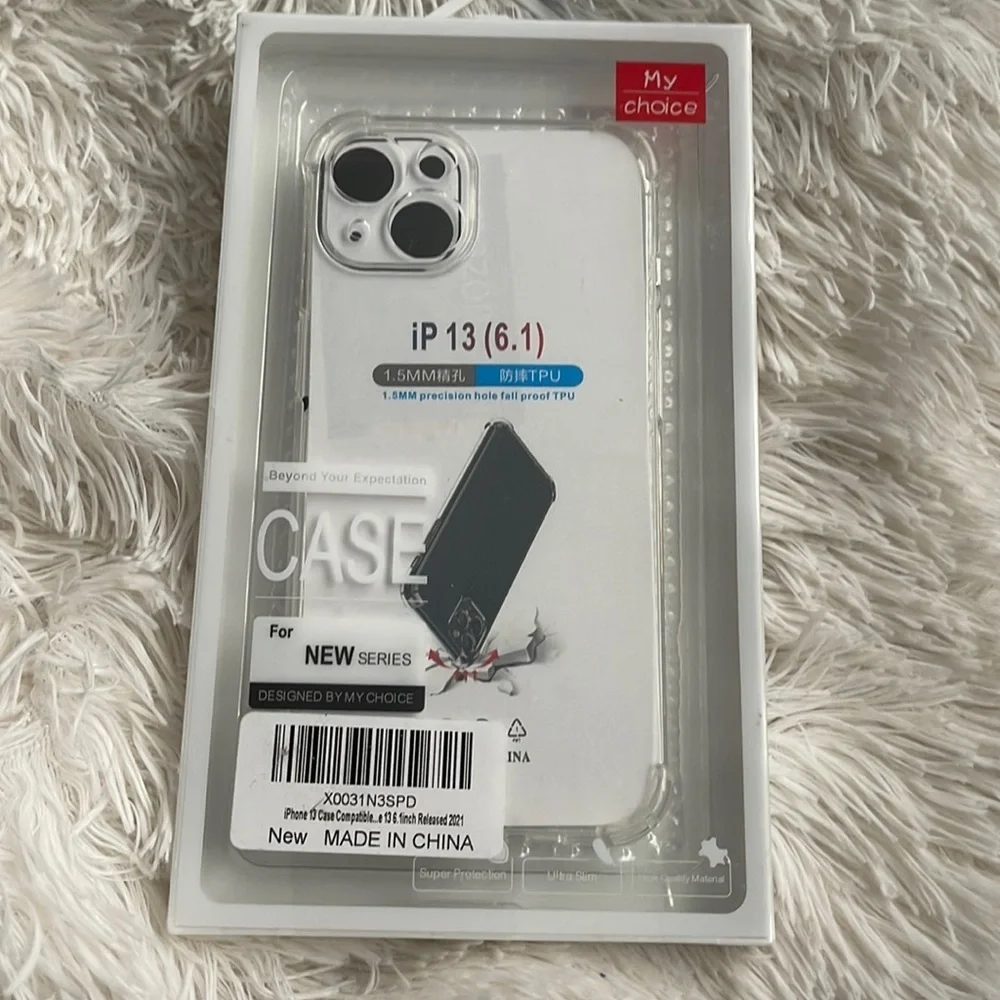 New clear phone case for iPhone 13